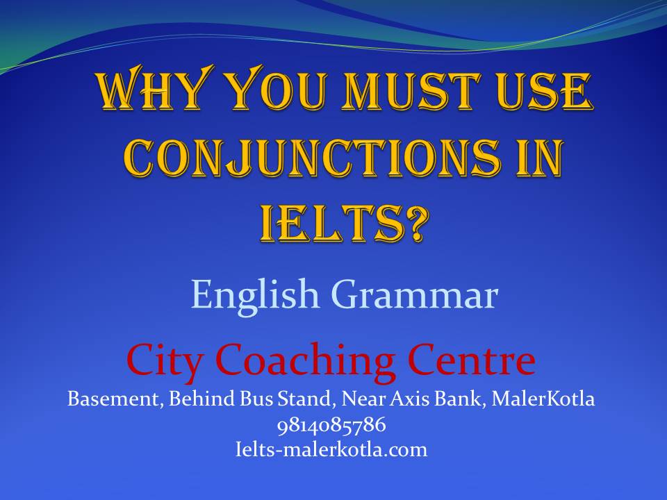 Use of Conjunctions