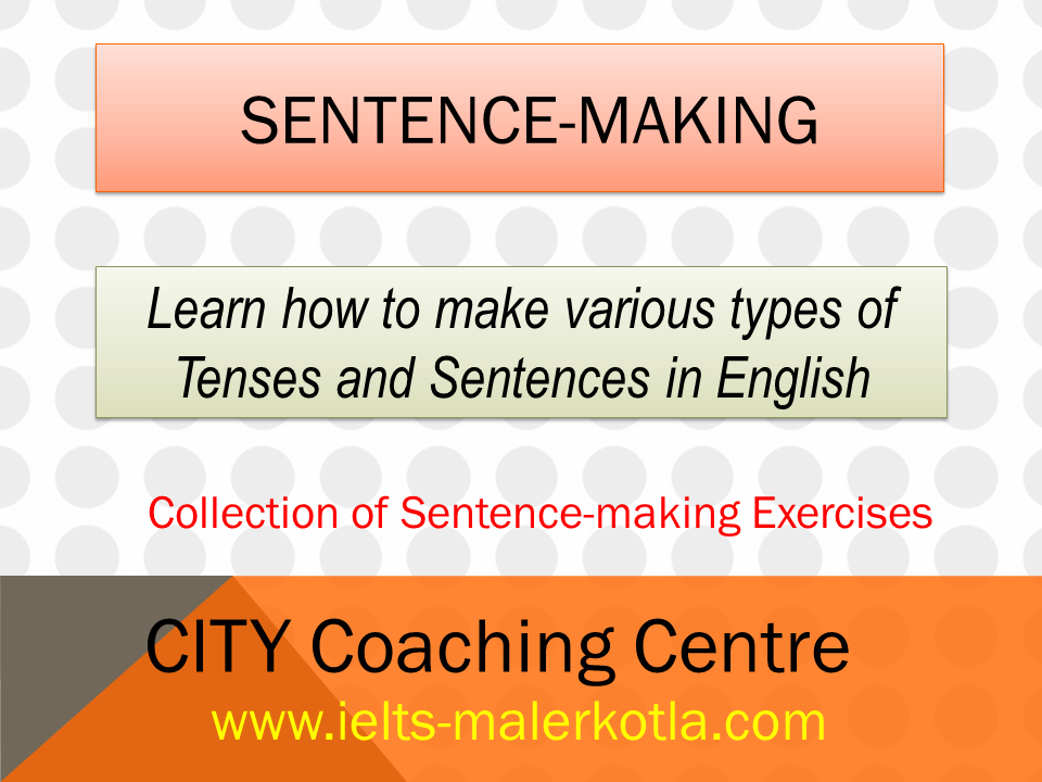 sentence making