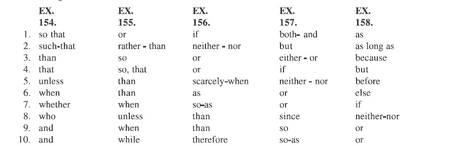 Conjunctions Answer Key 2